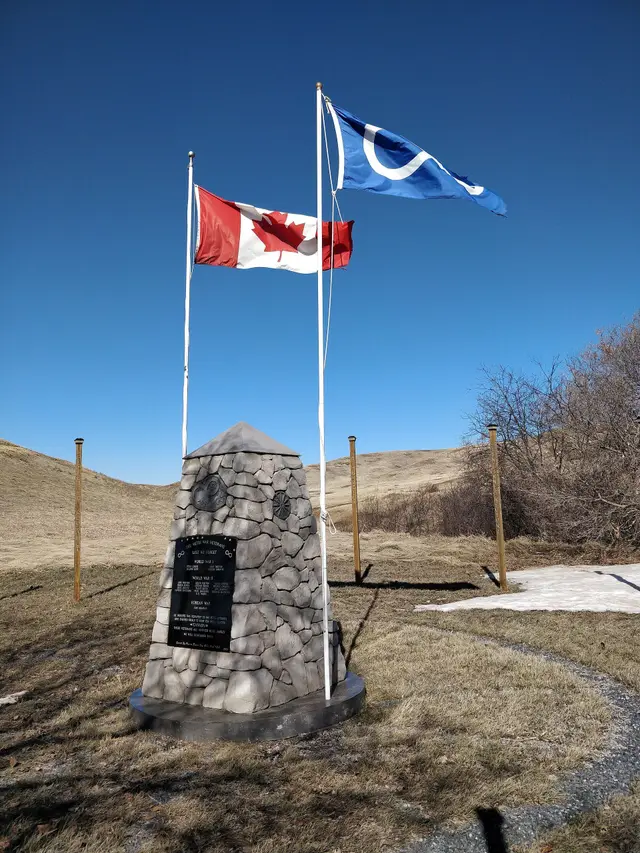 Métis veterans memorial cenotaph